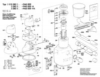 Bosch 0 603 262 003 Pas 800 All Purpose Vacuum Cleane 220 V / Eu Spare Parts